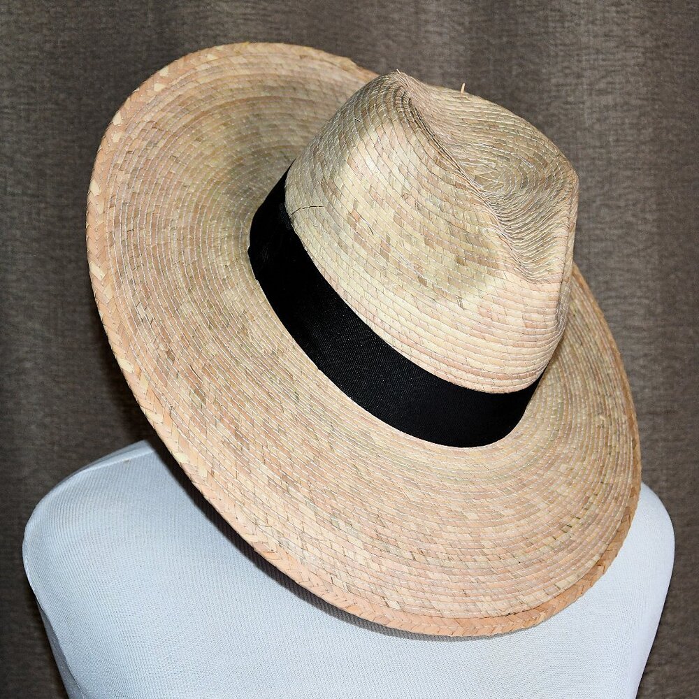 Brooklyn Hat Co. 100% Mexican Palm Fiber Safari Hat with Black Band